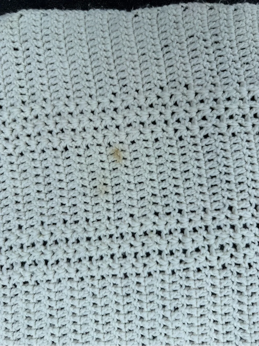 Handmade Light Mint Crochet Throw Blanket - Home Accents
